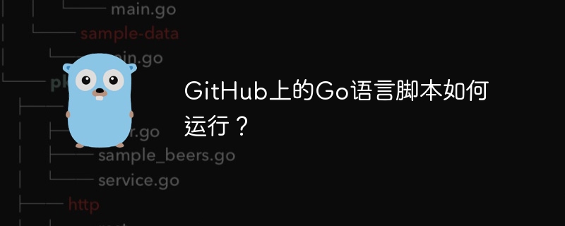 github上的go语言脚本如何运行?