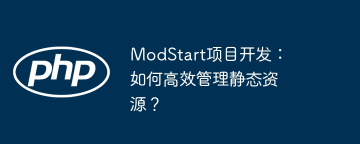 modstart项目开发:如何高效管理静态资源?