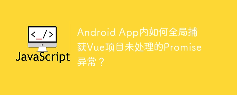 android app内如何全局捕获vue项目未处理的promise异常?