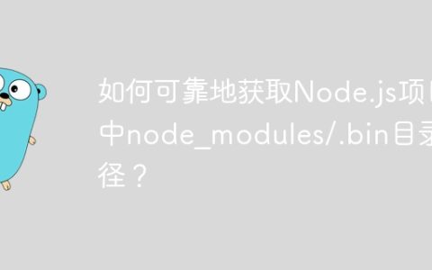 如何可靠地获取Node.js项目中node_modules/.bin目录路径？
