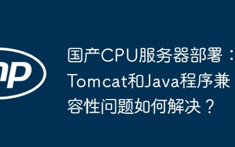 国产CPU服务器部署：Tomcat和Java程序兼容性问题如何解决？