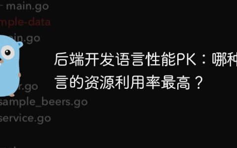 后端开发语言性能PK：哪种语言的资源利用率最高？