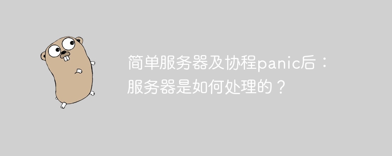 简单服务器及协程panic后:服务器是如何处理的?