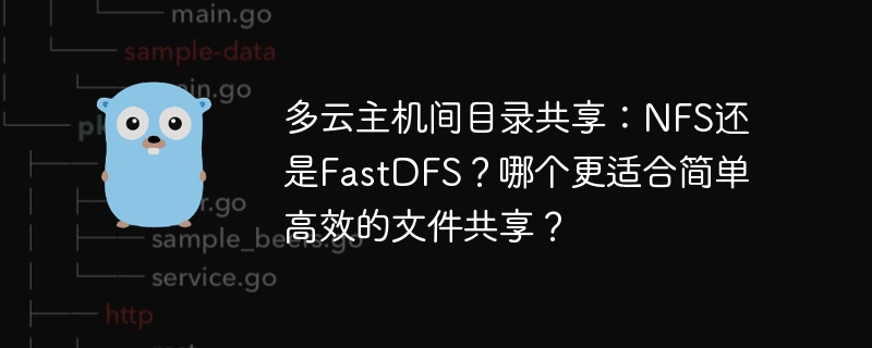 多云主机间目录共享:nfs还是fastdfs?哪个更适合简单高效的文件共享?