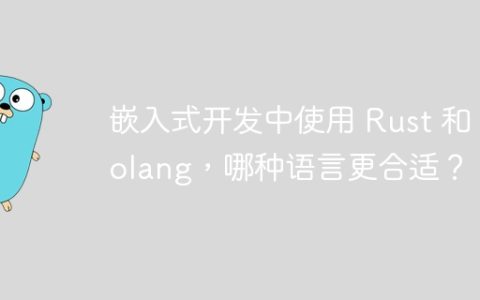 嵌入式开发中使用 Rust 和 Golang，哪种语言更合适？