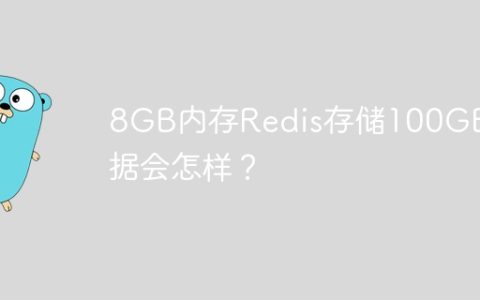 8GB内存Redis存储100GB数据会怎样？