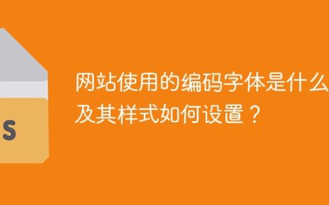 网站使用的编码字体是什么？及其样式如何设置？