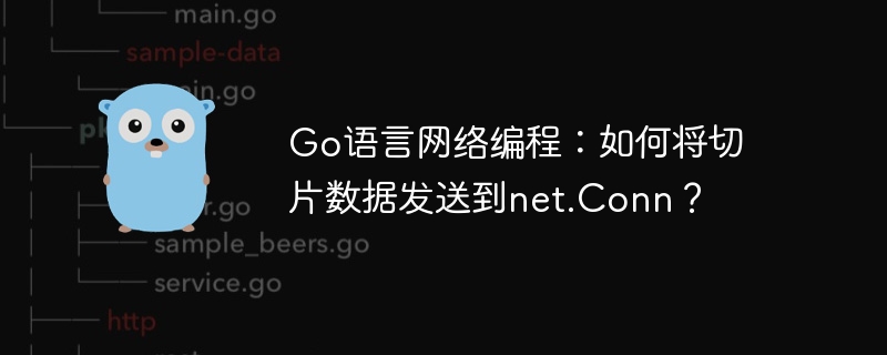 go语言网络编程：如何将切片数据发送到net.conn？