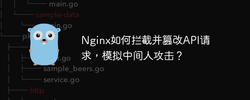 Nginx如何拦截并篡改API请求,模拟中间人攻击?