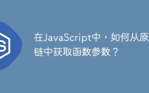 在JavaScript中，如何从原型链中获取函数参数？