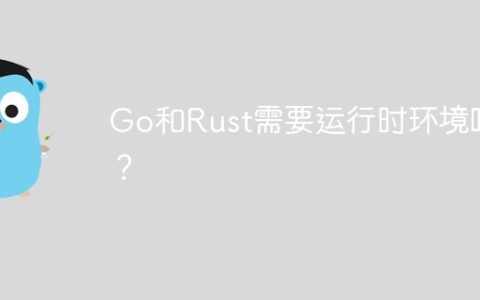 Go和Rust需要运行时环境吗？