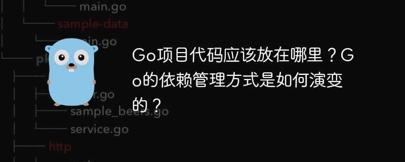 go项目代码应该放在哪里?go的依赖管理方式是如何演变的?
