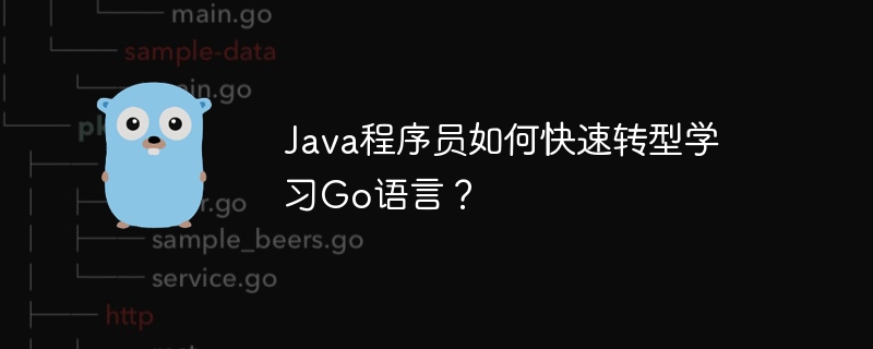 java程序员如何快速转型学习go语言?