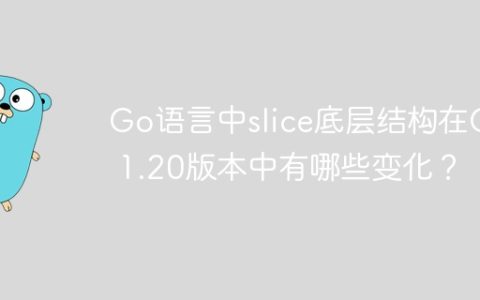 Go语言中slice底层结构在Go 1.20版本中有哪些变化？