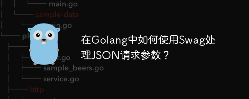 在golang中如何使用swag处理json请求参数?