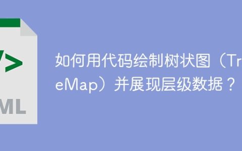 如何用代码绘制树状图（TreeMap）并展现层级数据？