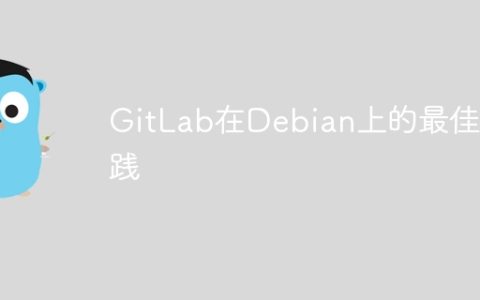 GitLab在Debian上的最佳实践