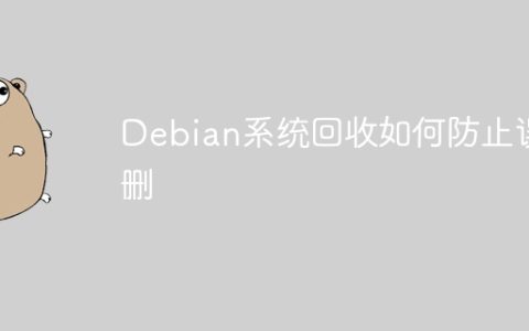 Debian系统回收如何防止误删