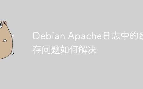 Debian Apache日志中的缓存问题如何解决