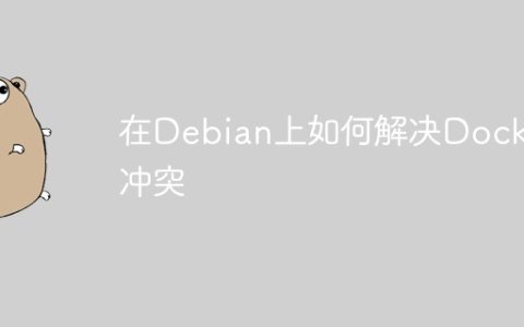 在Debian上如何解决Docker冲突