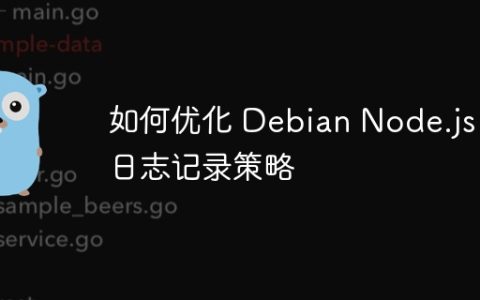 如何优化 Debian Node.js 日志记录策略