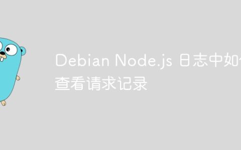 Debian Node.js 日志中如何查看请求记录