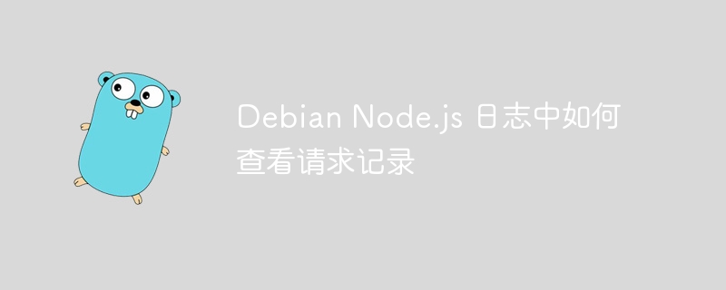 debian node.js 日志中如何查看请求记录