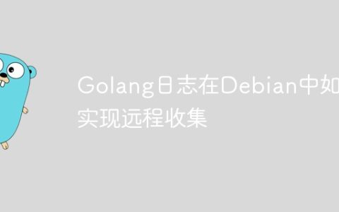Golang日志在Debian中如何实现远程收集