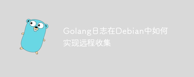 golang日志在debian中如何实现远程收集