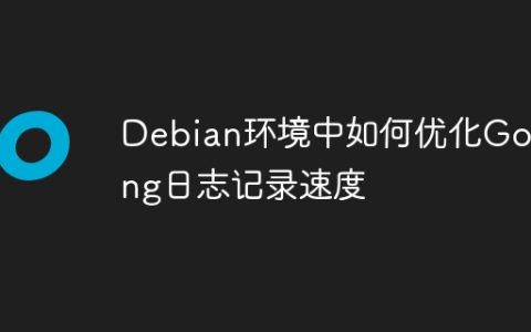 Debian环境中如何优化Golang日志记录速度