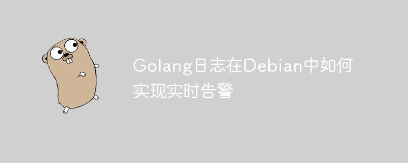 golang日志在debian中如何实现实时告警