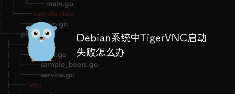 debian系统中tigervnc启动失败怎么办