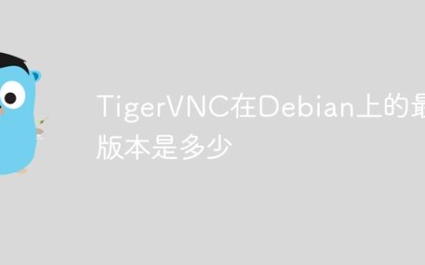 TigerVNC在Debian上的最新版本是多少