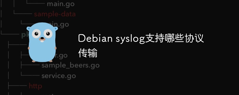 Debian syslog支持哪些协议传输