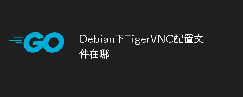 debian下tigervnc配置文件在哪