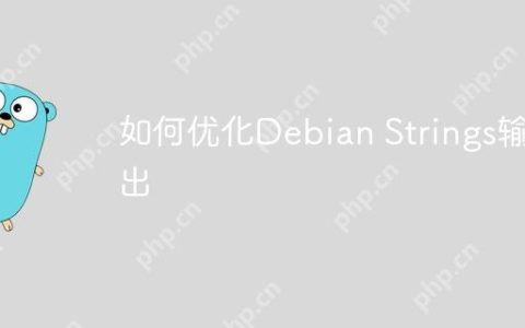 如何优化Debian Strings输出