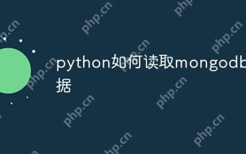 python如何读取mongodb数据