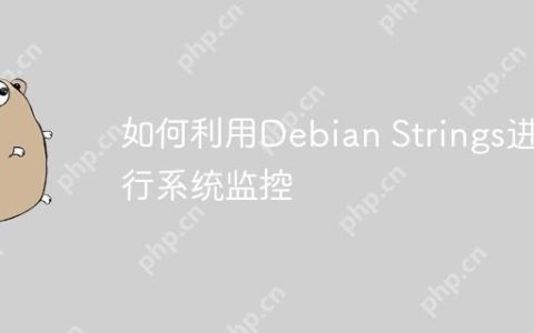 如何利用Debian Strings进行系统监控