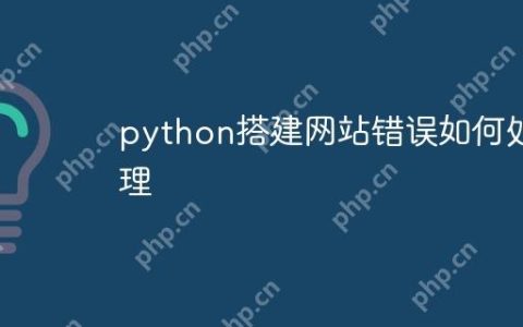 python搭建网站错误如何处理