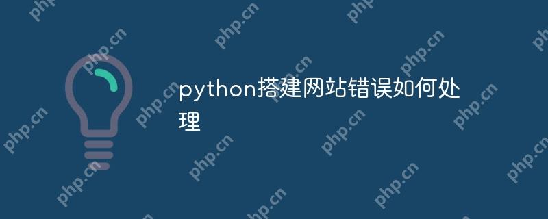 python搭建网站错误如何处理