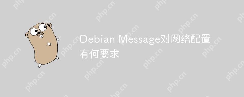 debian message对网络配置有何要求