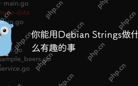 你能用Debian Strings做什么有趣的事