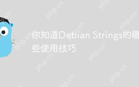 你知道Debian Strings的哪些使用技巧