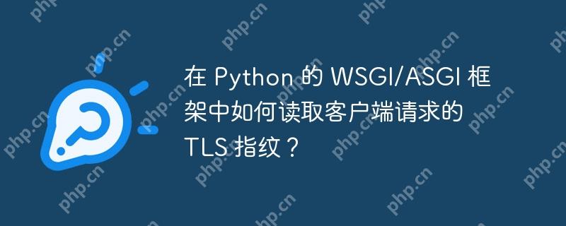 在 Python 的 WSGI/ASGI 框架中如何读取客户端请求的 TLS 指纹?