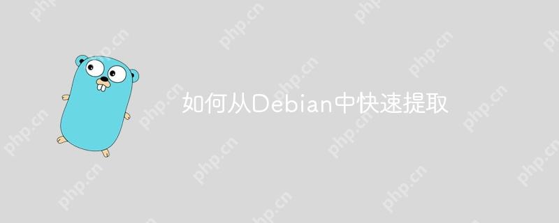 如何从Debian中快速提取