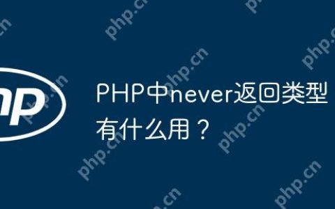 PHP中never返回类型有什么用？
