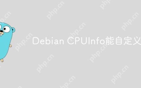 Debian CPUInfo能自定义吗