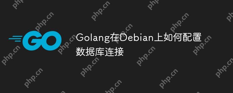 Golang在Debian上如何配置数据库连接