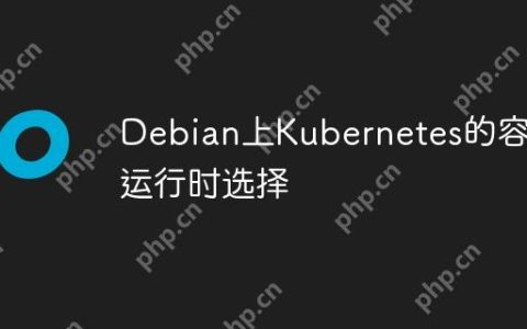 Debian上Kubernetes的容器运行时选择