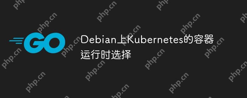 Debian上Kubernetes的容器运行时选择